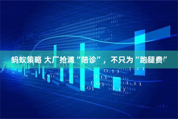 蚂蚁策略 大厂抢滩“陪诊”，不只为“跑腿费”