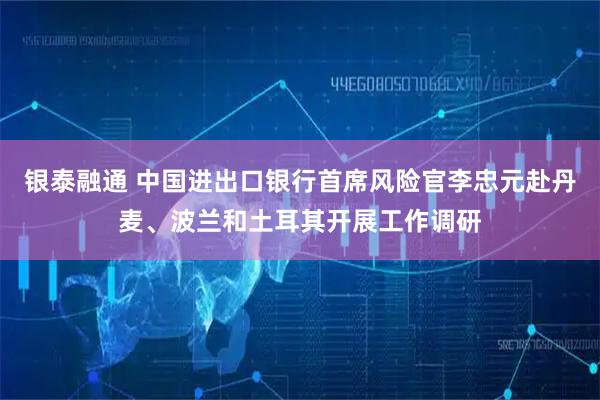 银泰融通 中国进出口银行首席风险官李忠元赴丹麦、波兰和土耳其开展工作调研