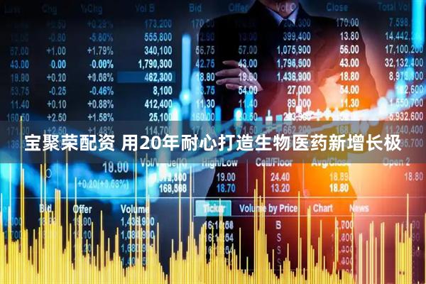 宝聚荣配资 用20年耐心打造生物医药新增长极